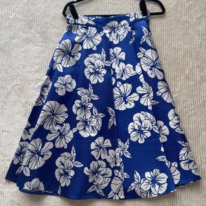 NEW without tags!! Skirt with flower print and pleats by CAROLINA HERRERA SIZE 4